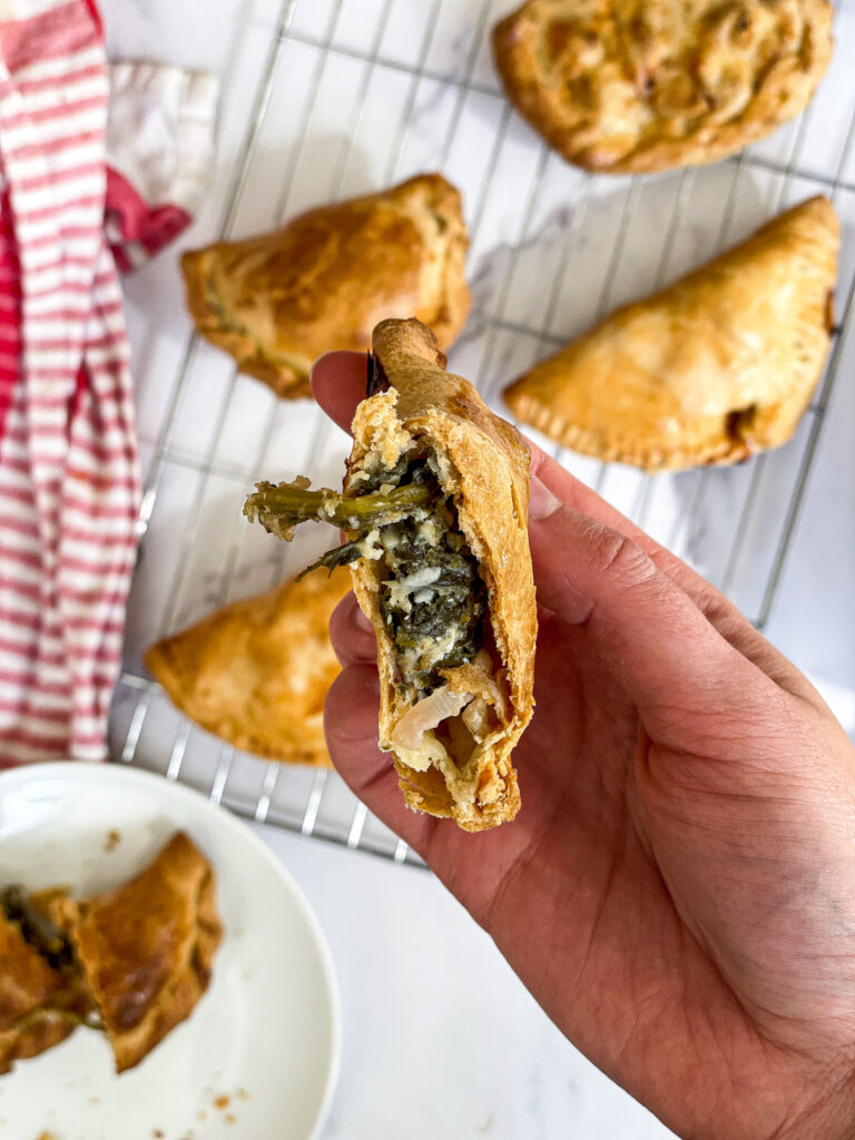 Spanakopita (Spinach and Feta) Stuffed Empanadas