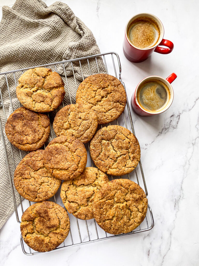 Coffee Snickerdoodle Cookies