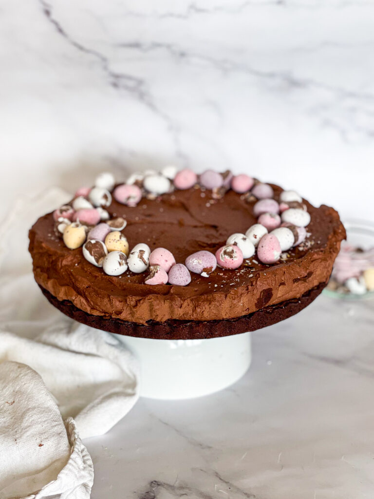 Decadent Chocolate Brownie Mousse Cake