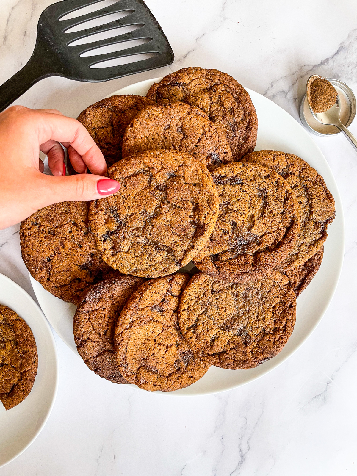 Cinnamon Spiced Crinkle Cookies