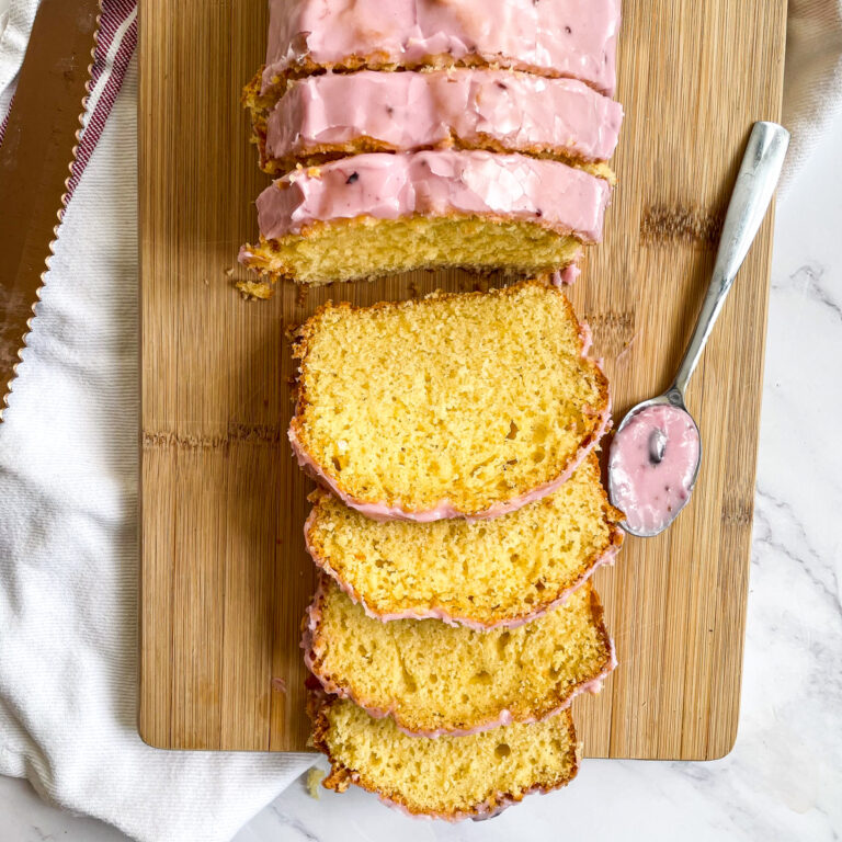 Berry and Lemon Loaf Cake