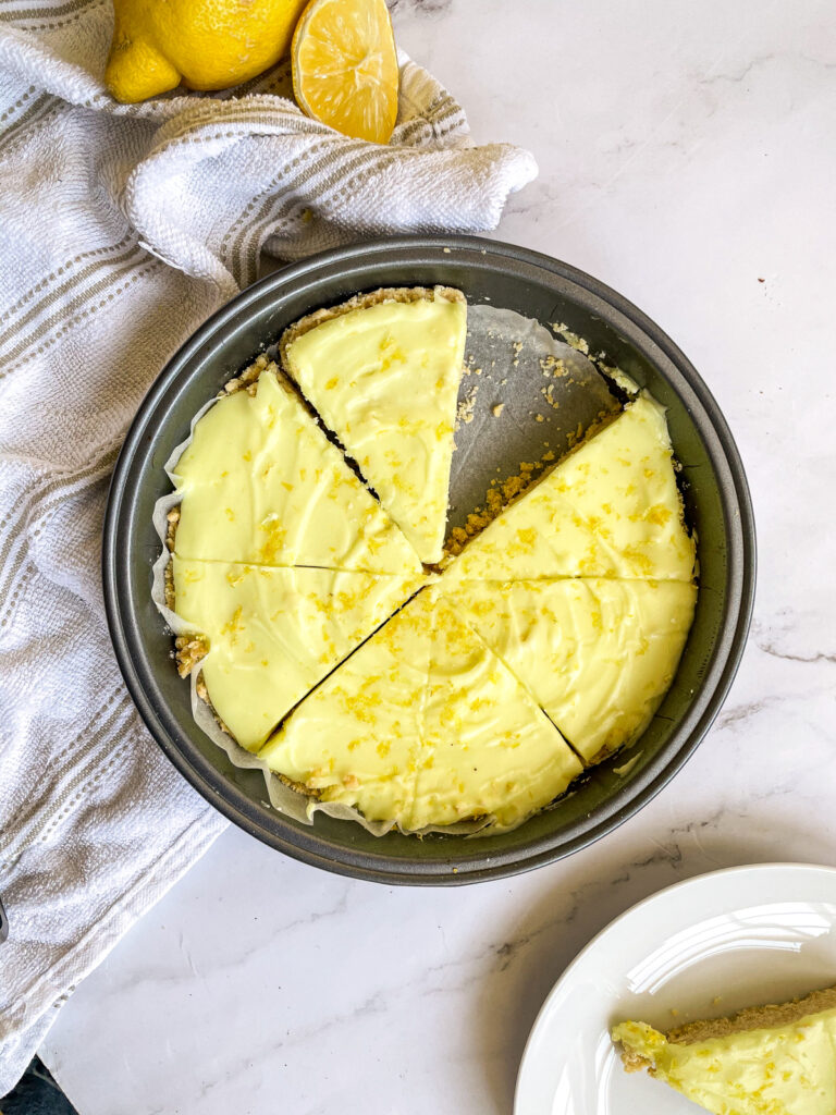 Easy Vegan Lemon Glazed Shortbread