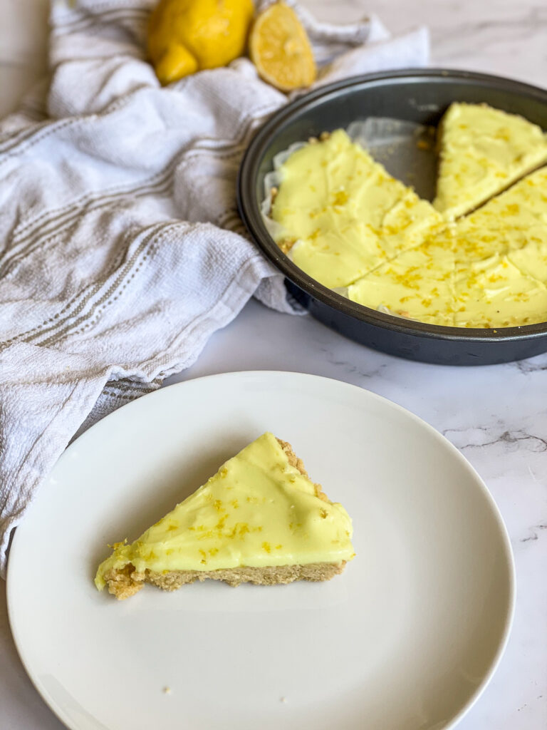 Easy Vegan Lemon Glazed Shortbread