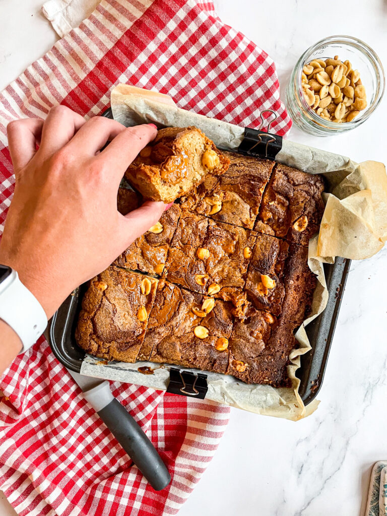 Perfect Peanut Butter Blondies