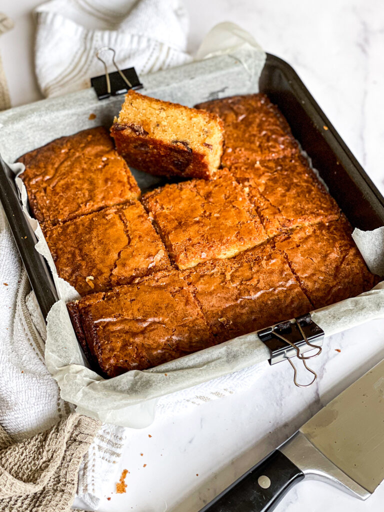 White Chocolate and Honey Brownies
