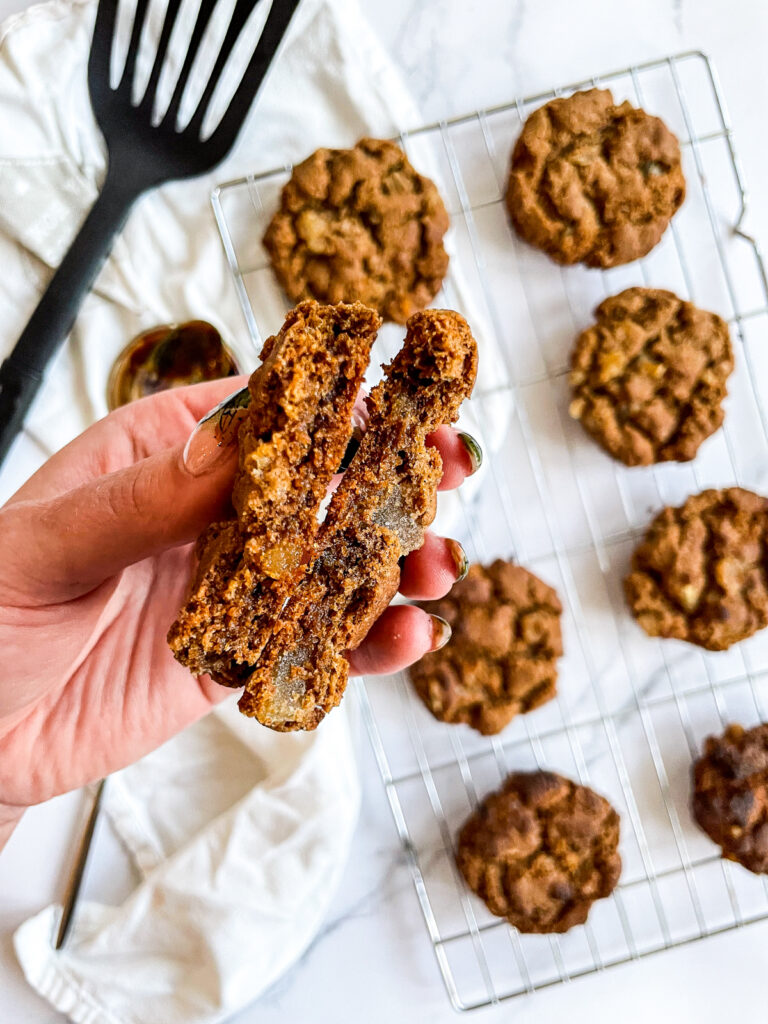 Bonfire Night Spiced Crinkle Cookies (Vegan, No Chill)