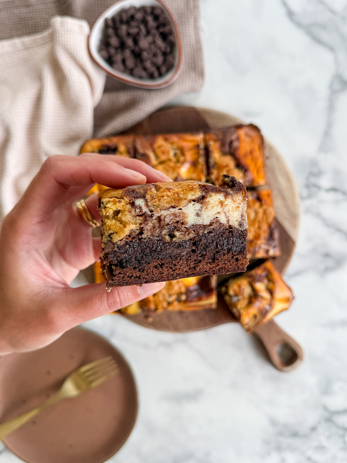 Cookie Dough Cheesecake Brownies