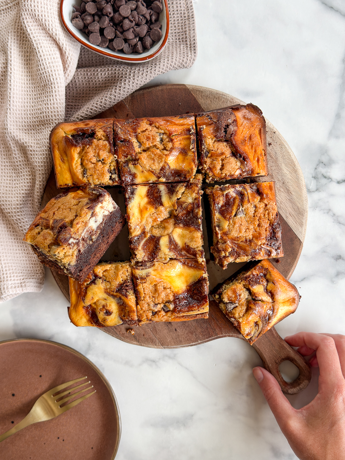 Cookie Dough Cheesecake Brownies