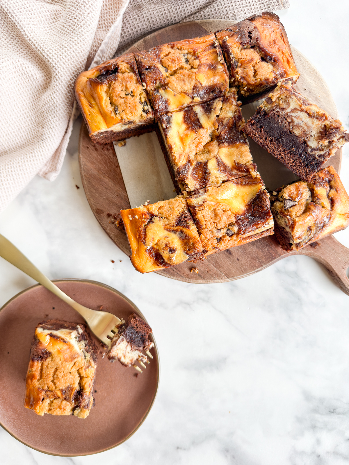 Cookie Dough Cheesecake Brownies