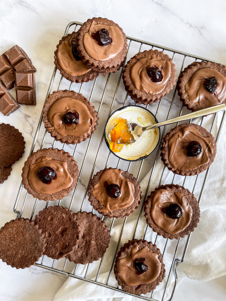 Chocolate Orange Empire Biscuits