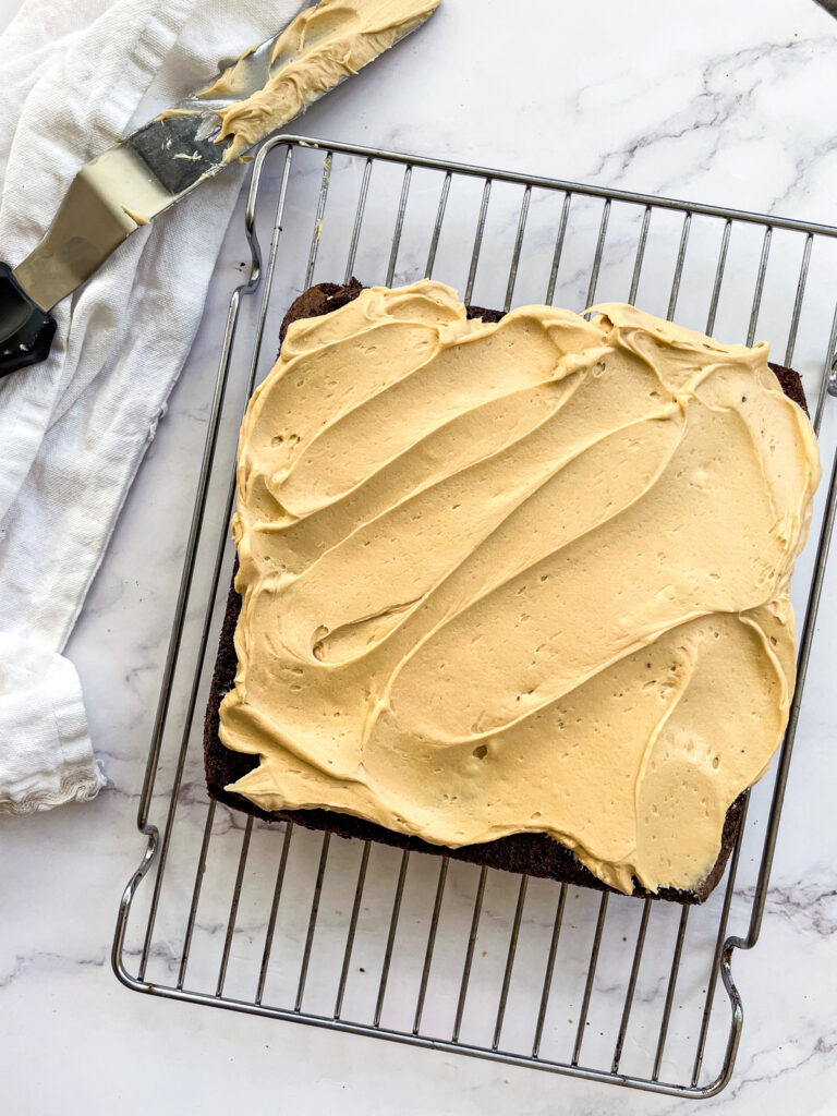 Chocolate Mocha Cake with a Rich Cappuccino Buttercream