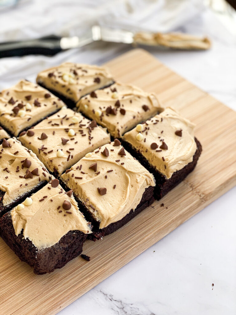 Chocolate Mocha Cake with a Rich Cappuccino Buttercream