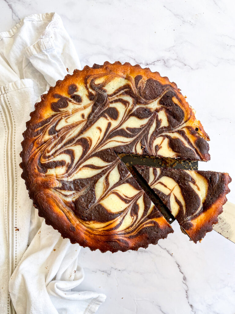 Baked Chocolate Brownie Cheesecake