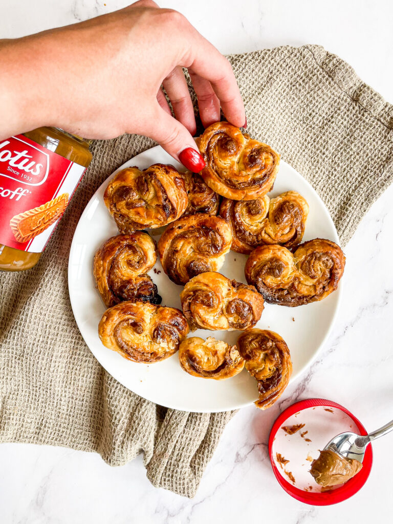 Easy Homemade Biscoff Palmiers