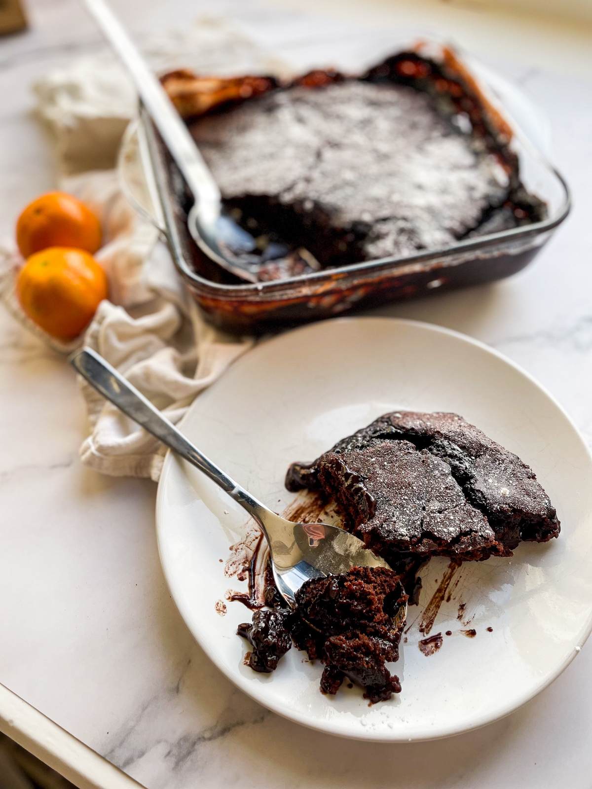 Chocolate Orange Self-Saucing Pudding
