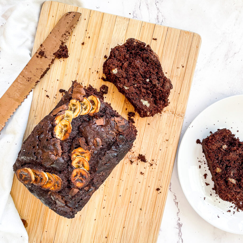 Triple Chocolate Banana Bread