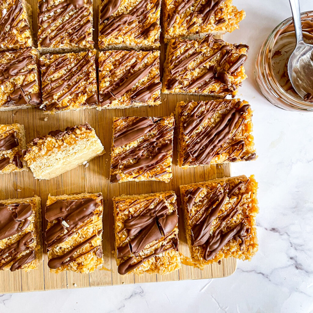 Coconut & Caramel Samoa Shortbread Bars