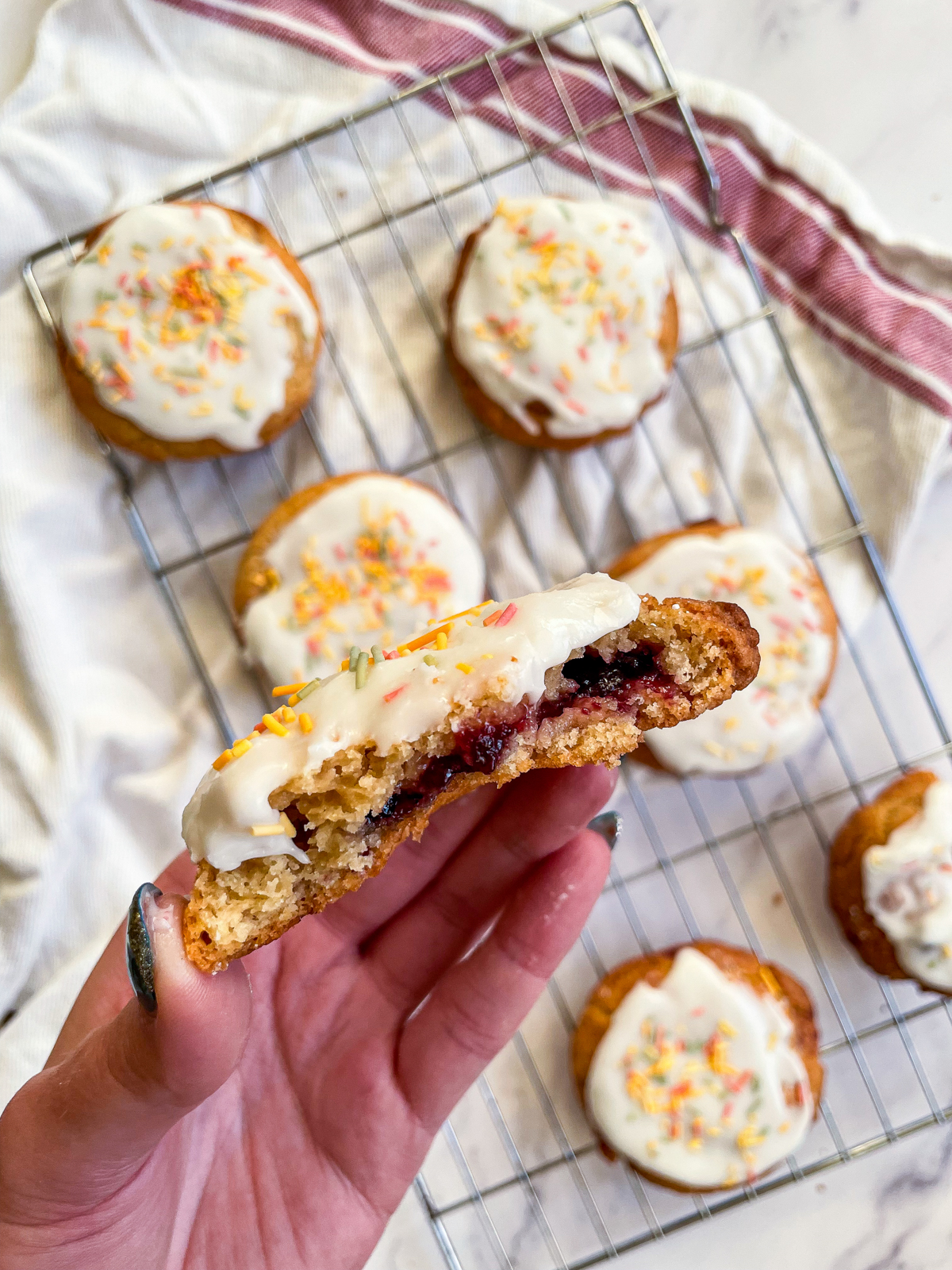 Pop Tart Inspired Cookies