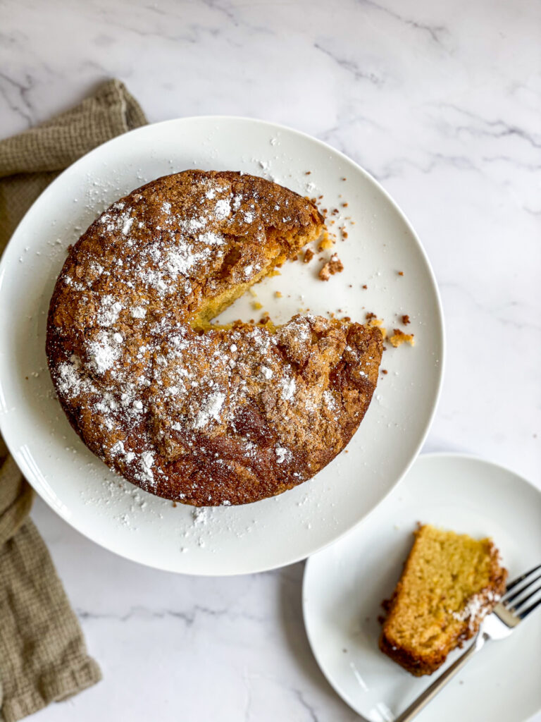 Zesty Orange Crumble Cake