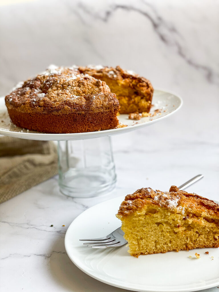 Zesty Orange Crumble Cake