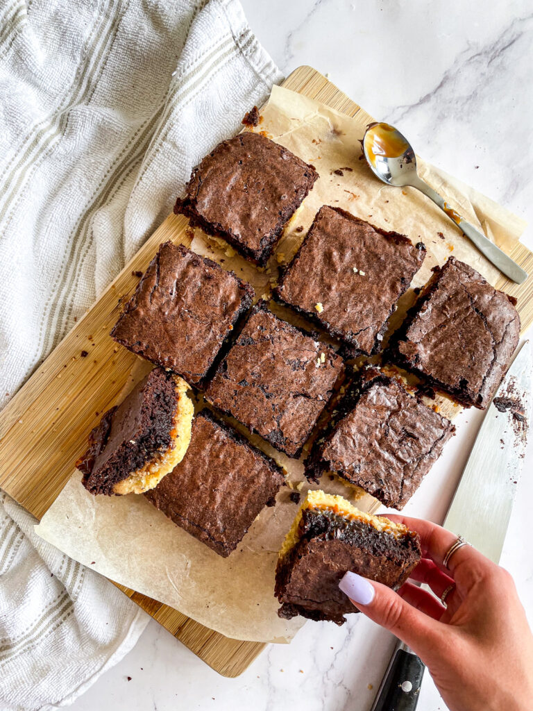 Brownie Topped Millionaire's Shortbread