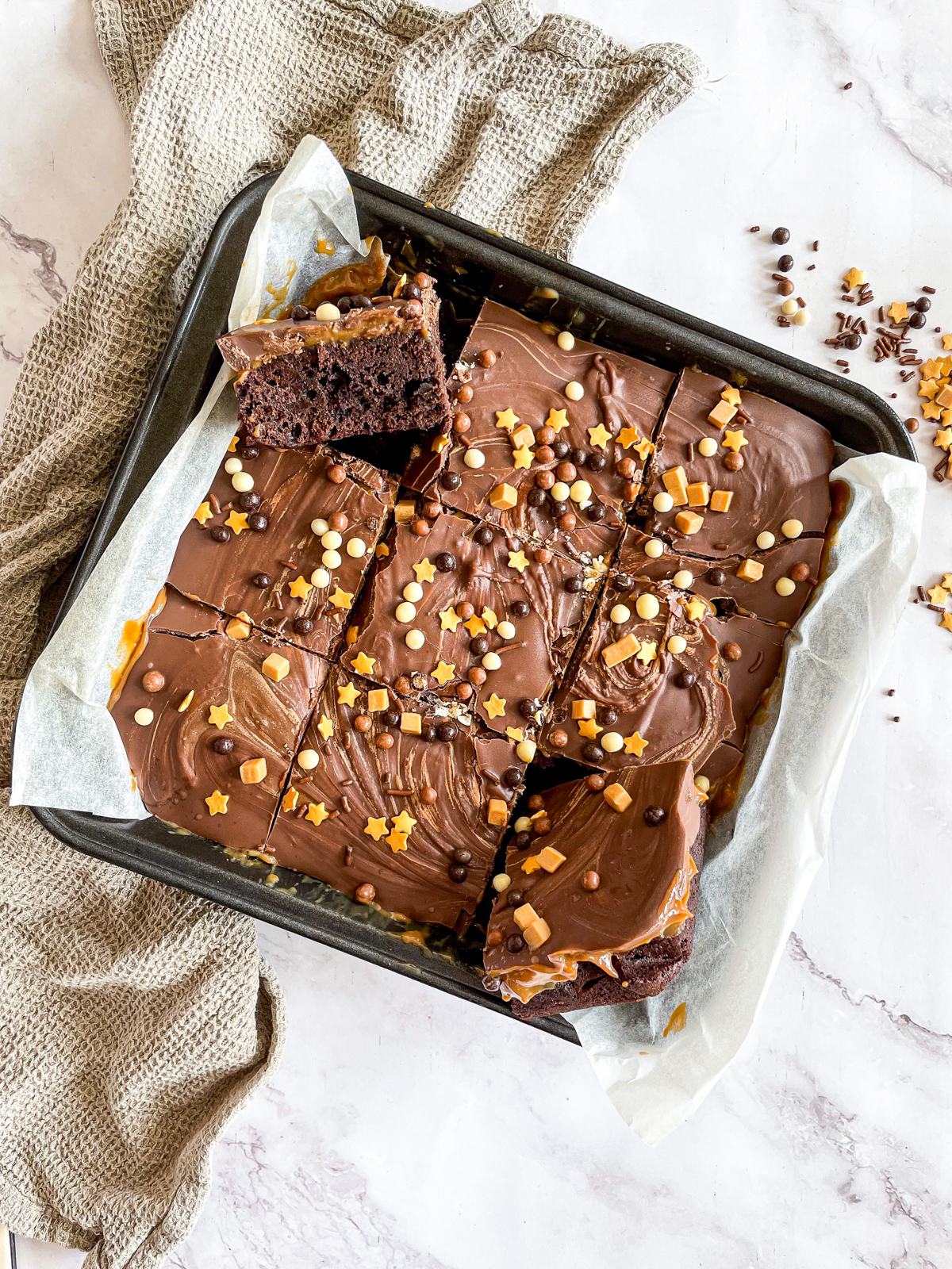 Millionaire's Brownie Bites