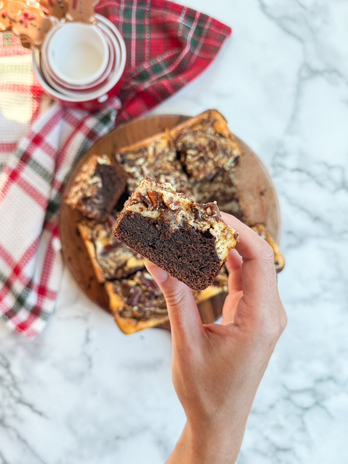Pecan Pie Cheesecake Brownies