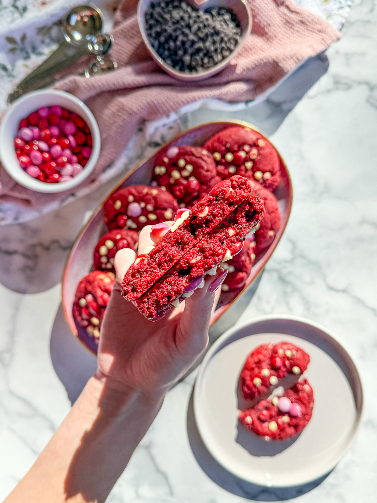 Easy Red Velvet Cake Mix Cookies