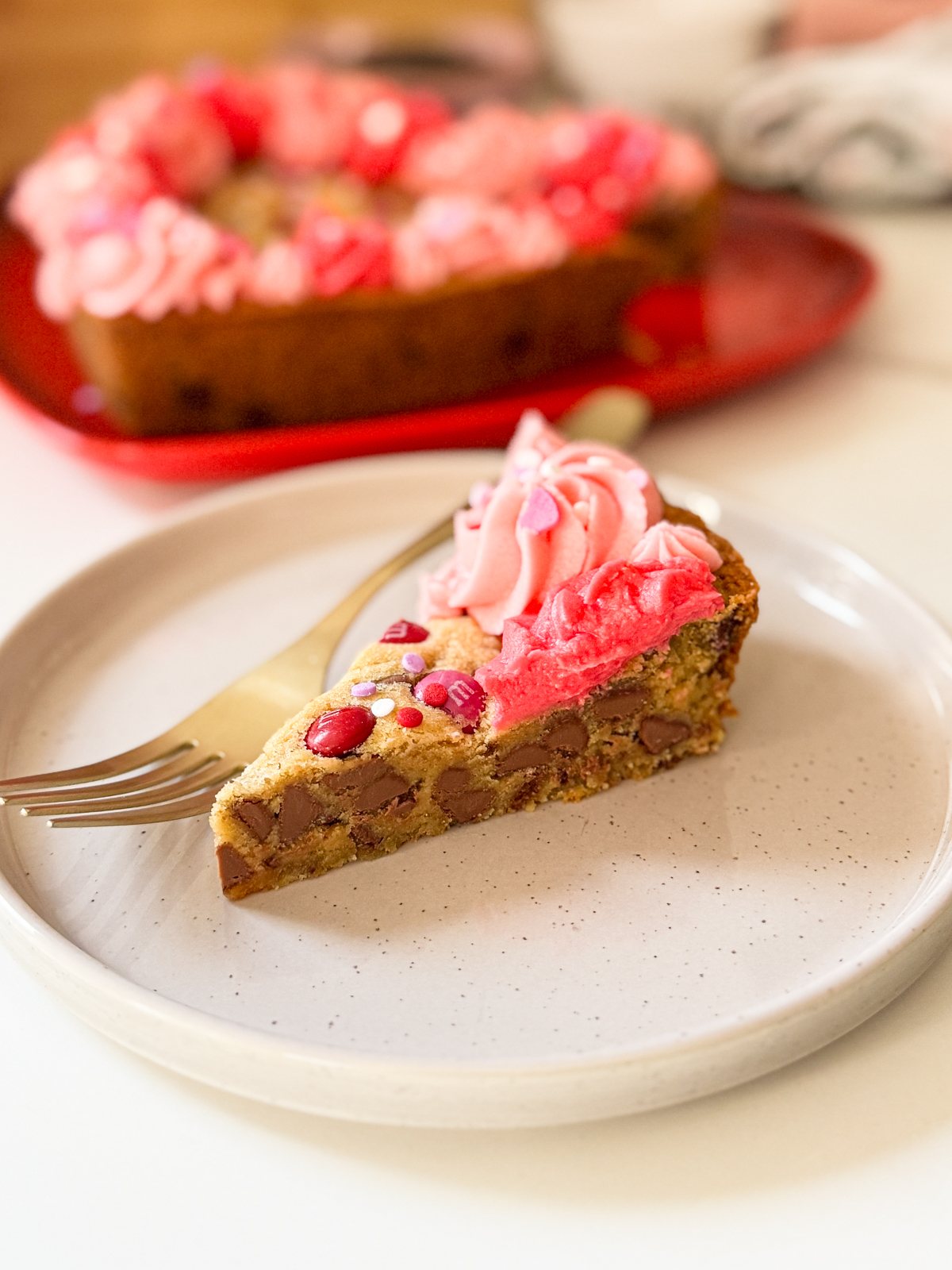 Valentine’s Day Cookie Heart Cake