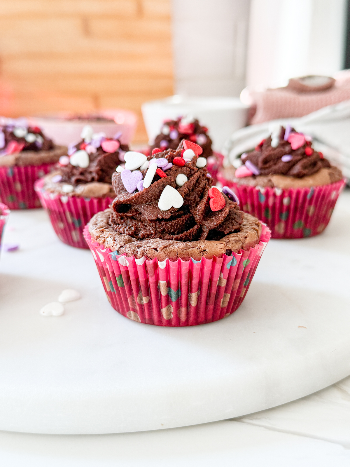 Whipped Chocolate Ganache Brownie Bites