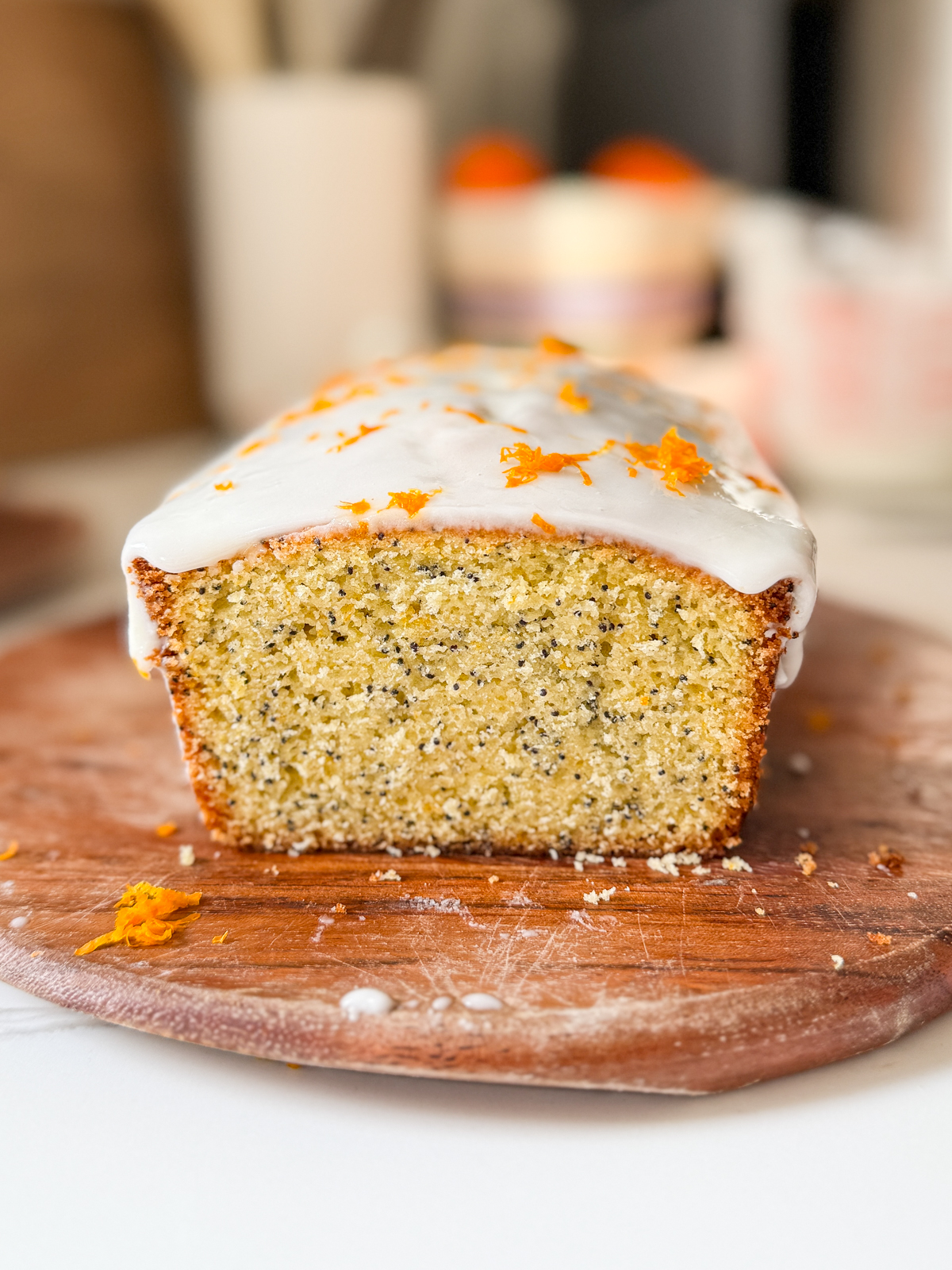 Orange Poppy Seed Loaf Cake