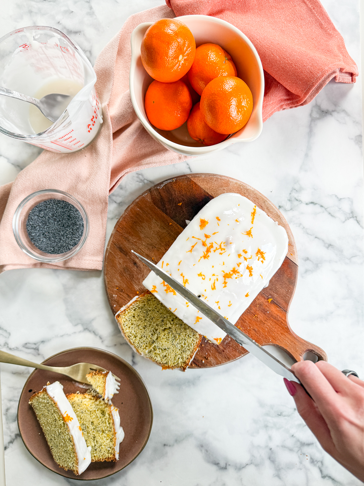 Orange Poppy Seed Loaf Cake