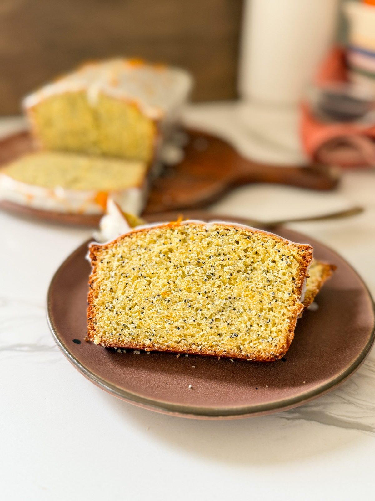 Orange Poppy Seed Loaf Cake