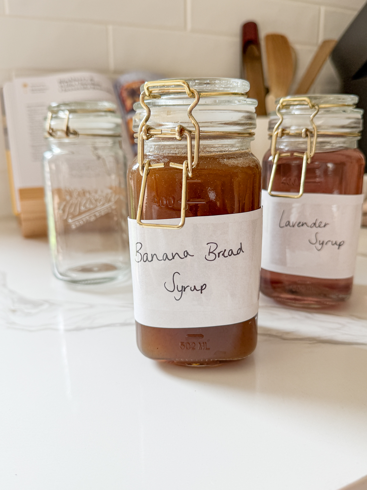 Banana Bread Syrup for Coffee