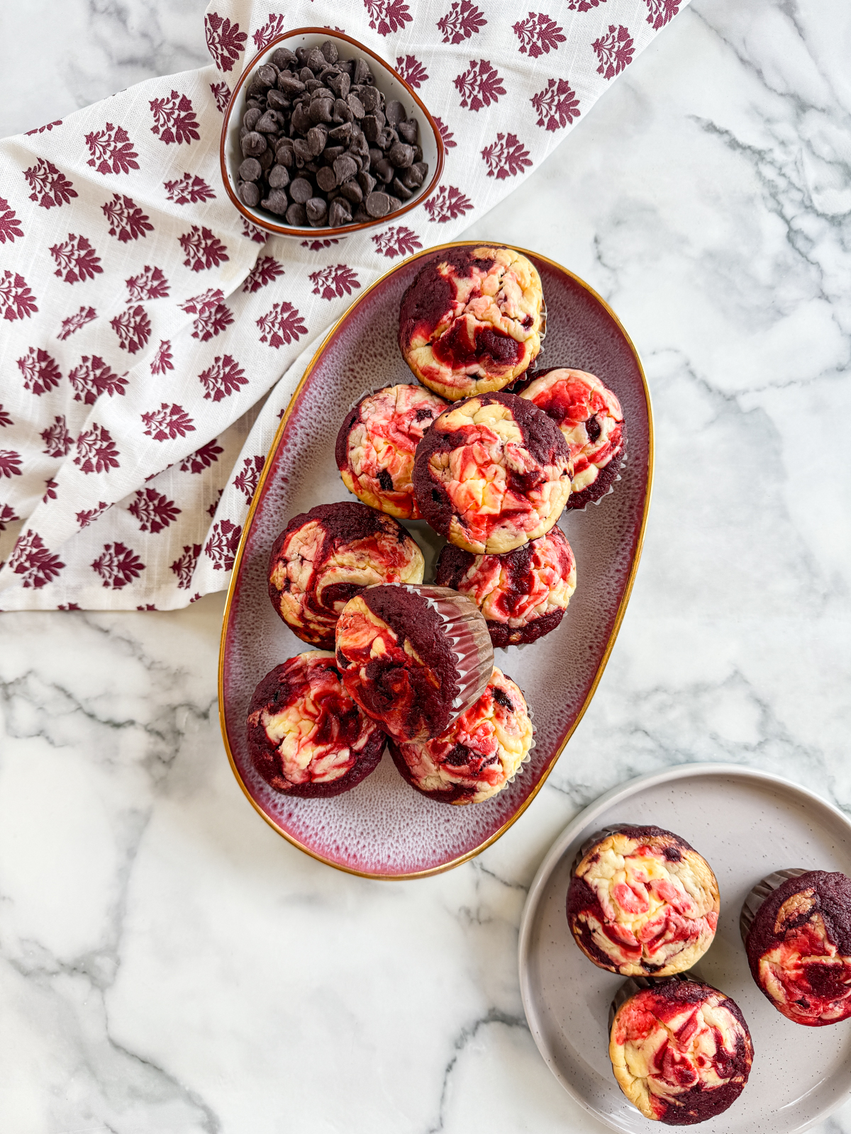 Red Velvet Cheesecake Brownie Cups