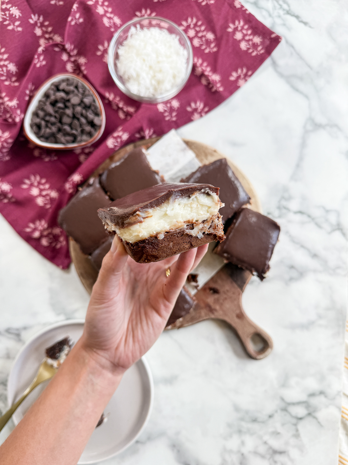 Coconut Cream Brownies