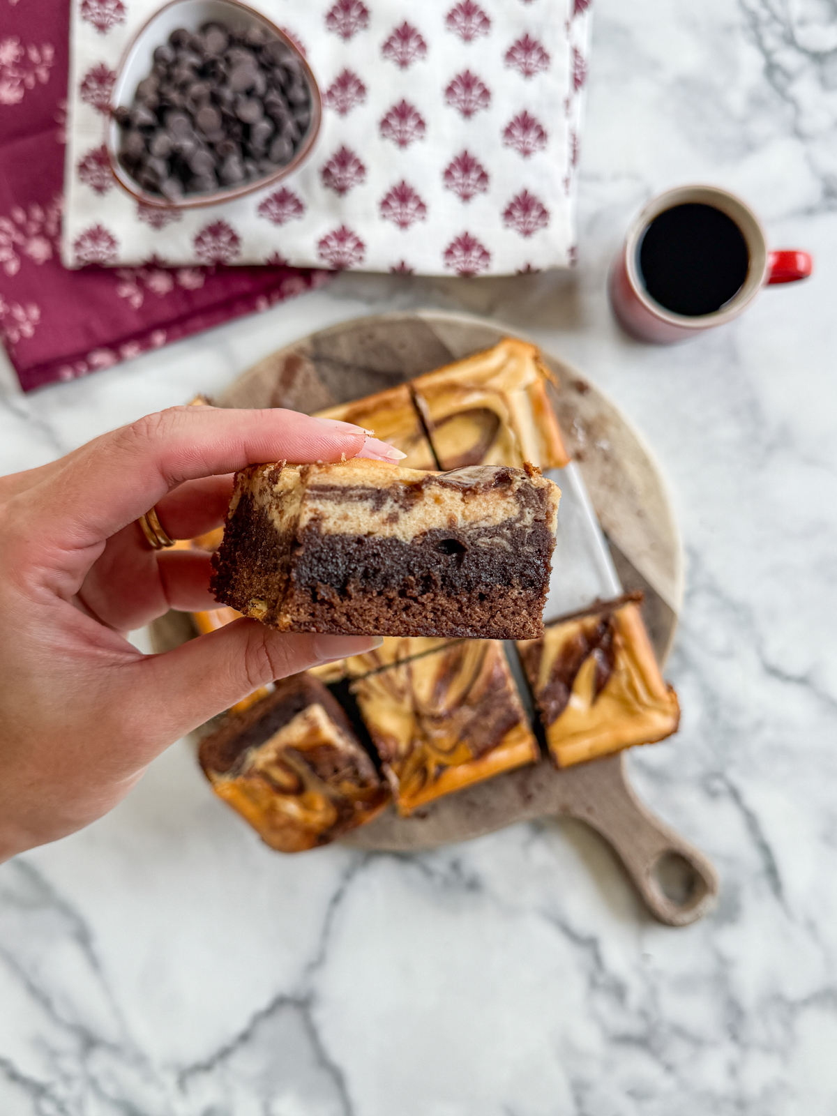 Espresso Cheesecake Brownies