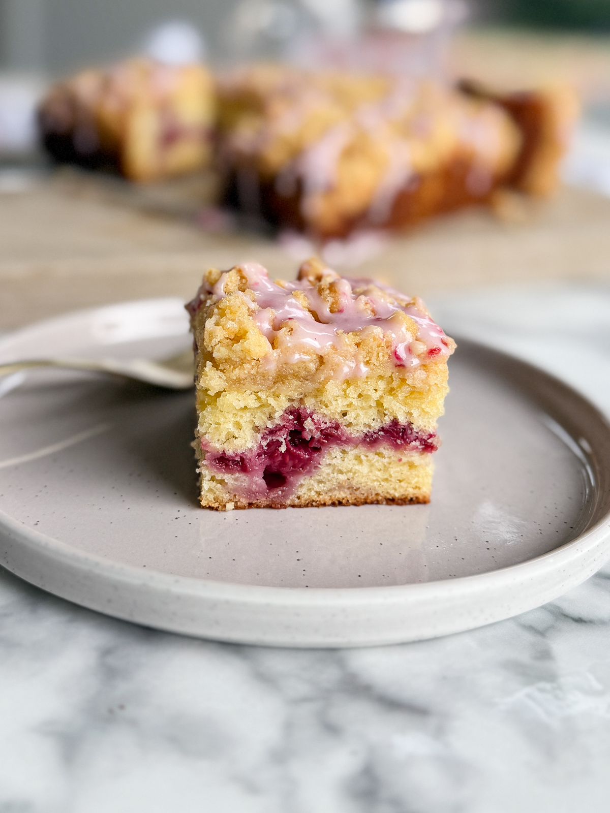Raspberry Lemon Crumb Cake