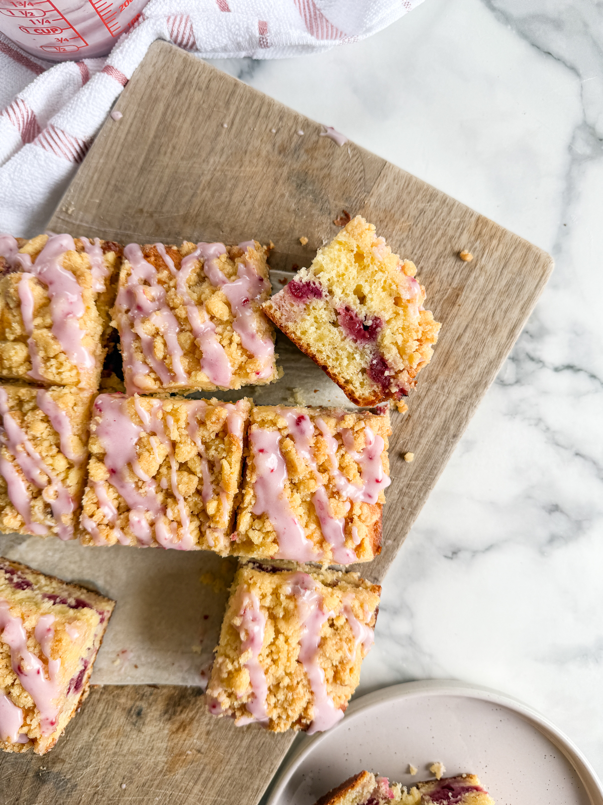 Raspberry Lemon Crumb Cake